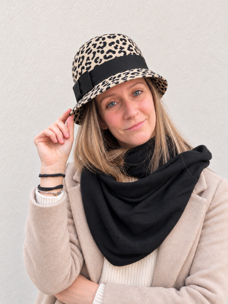 Cappello falda Carlotta Neri made in Italy lana