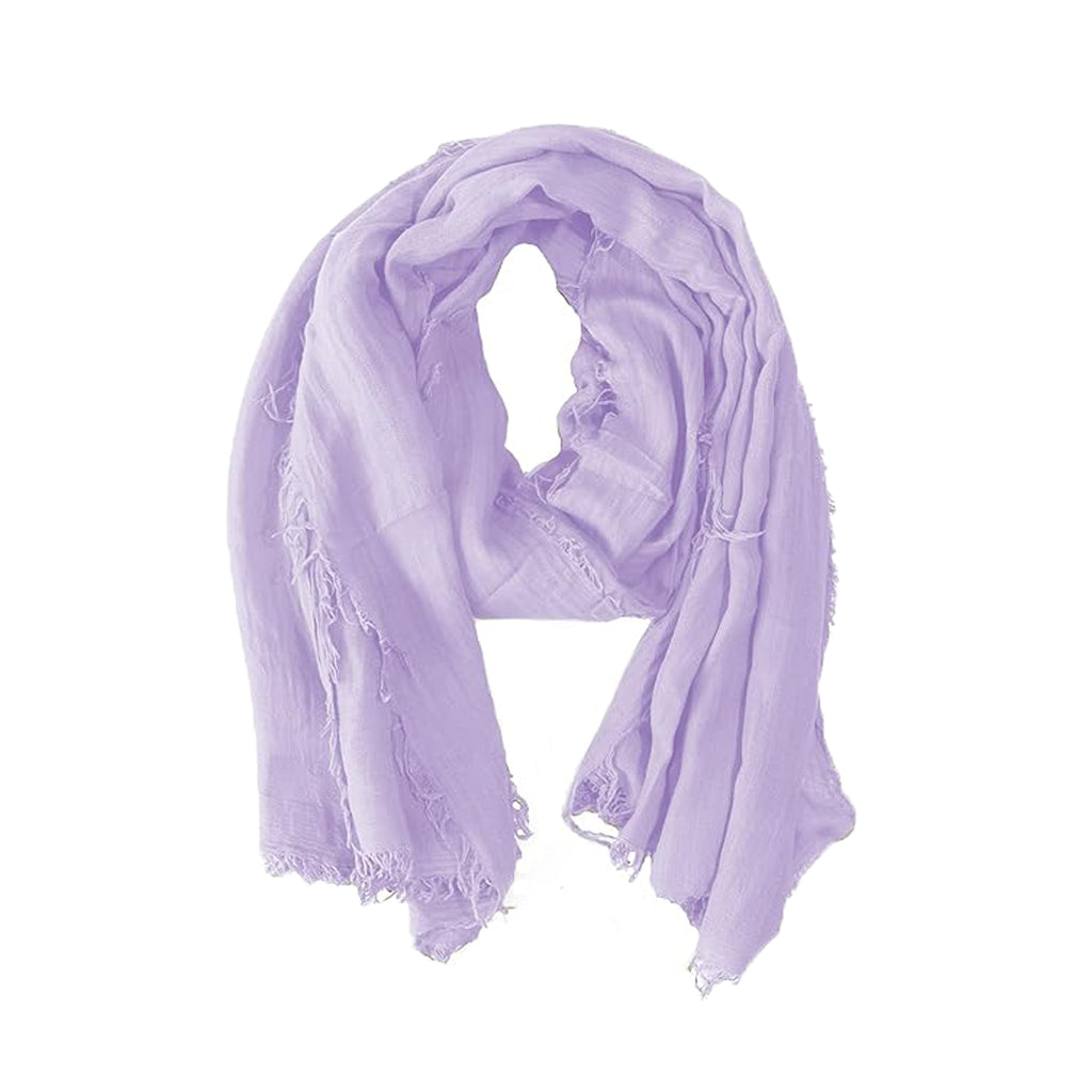 pashmina made in italy cotone carlotta neri lilla