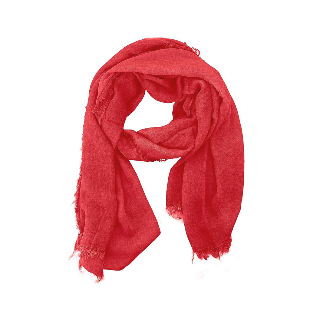 pashmina made in italy cotone carlotta neri rosso