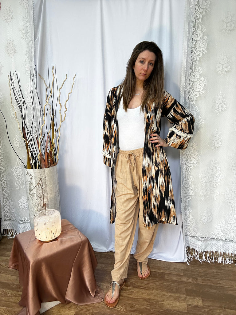 cardigan  carlotta neri made in italy bruciato