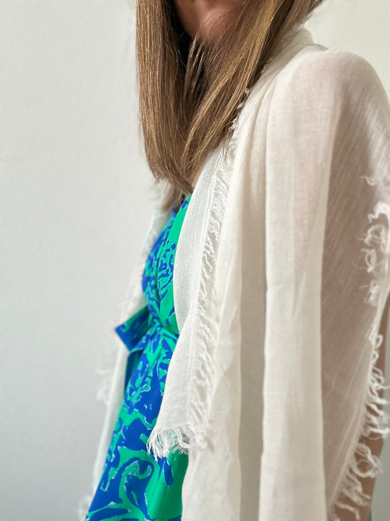 pashmina made in italy cotone carlotta neri panna