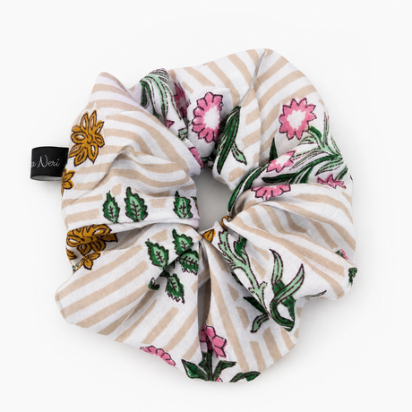 scrunchies hand made carlotta neri cotone