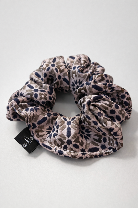 scrunchies seta carlotta neri fantasia amalfi 